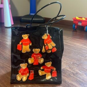 Avon Vintage Teddy Bear Bag